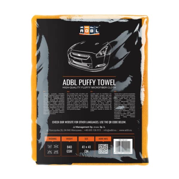 adbl puffy towel poliertuch 840gsm 41412
