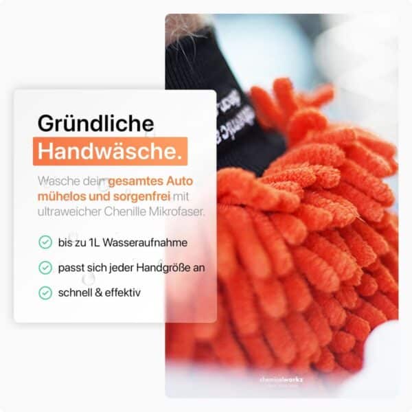 chemicalworkz chenille wash mitt orange2