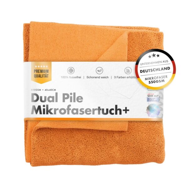 chemicalworkz dual pile towel 550gsm orange allzwecktuch 4040cm