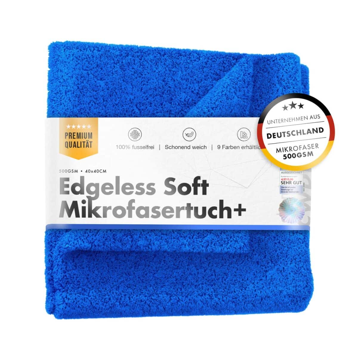 Chemicalworkz Edgeless Soft Touch Towel 500GSM Dunkelblau Poliertuch 40×40 Zentimeter