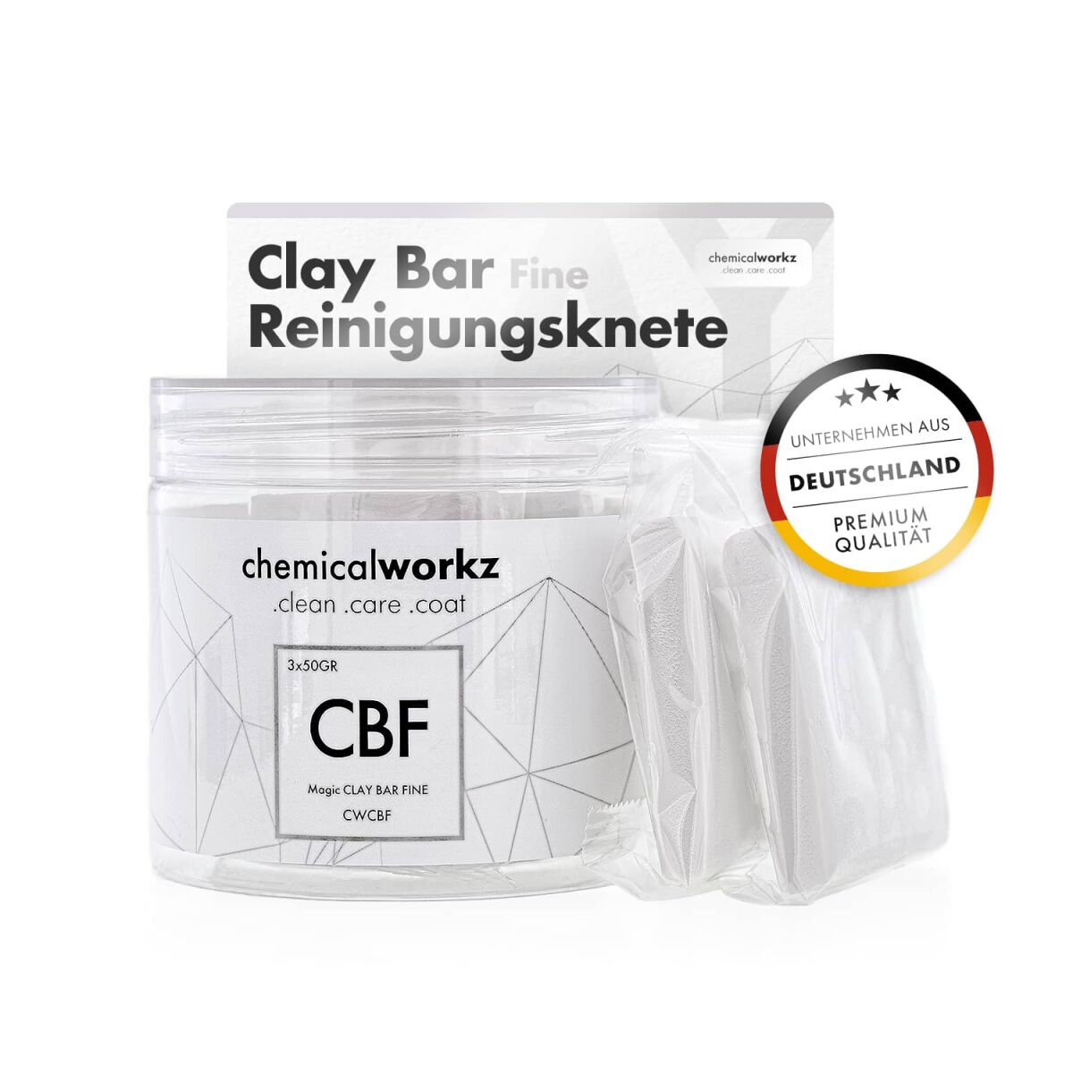 Chemicalworkz Magic Clay Bar 2×50 Gramm fein