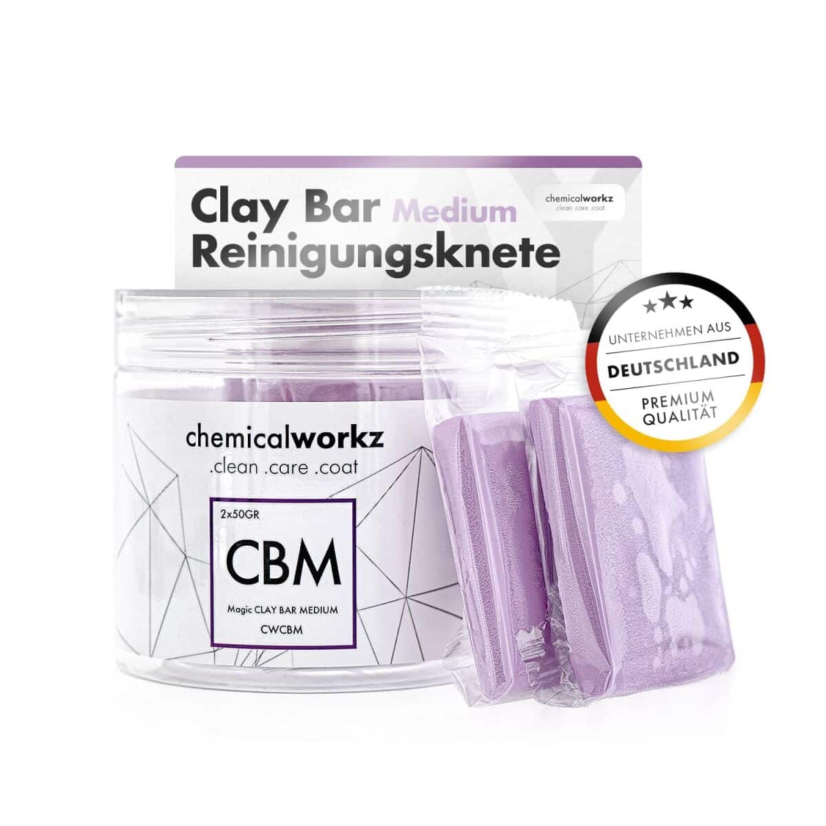 Chemicalworkz Magic Clay Bar 2×50 Gramm medium