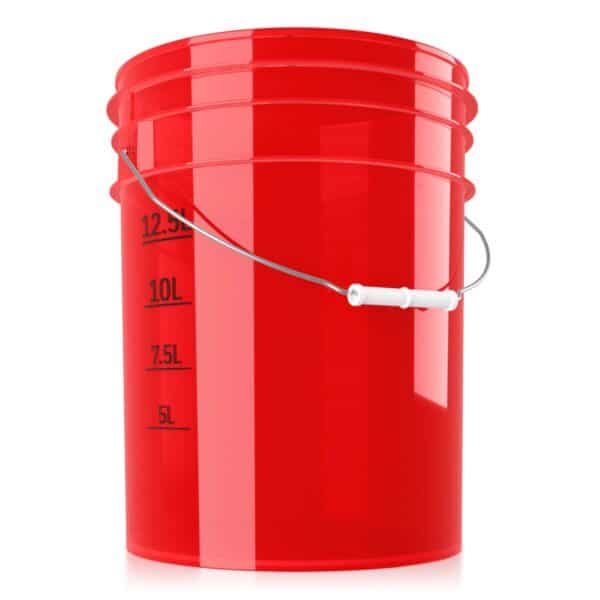 Chemicalworkz Performance Buckets Wascheimer 5GAL Rot Transparent