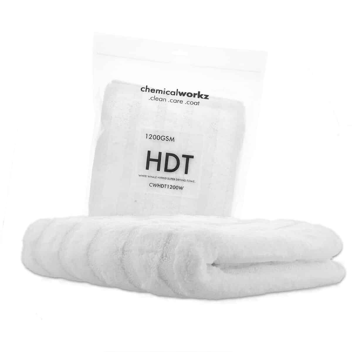Chemicalworkz Whale Hybrid Towel 1200GSM Weiß Trockentuch 70×50 Zentimeter