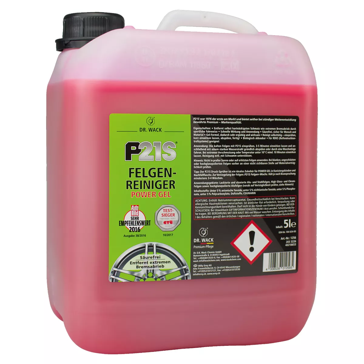 Dr. Wack P21S Felgen-Reiniger POWER GEL 5 Liter