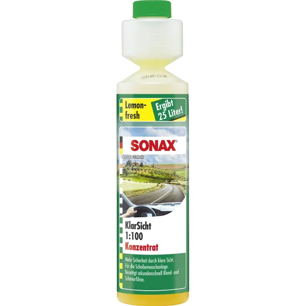 SONAX Klarsicht 1:100 Konzentrat Lemon fresh 250 Milliliter