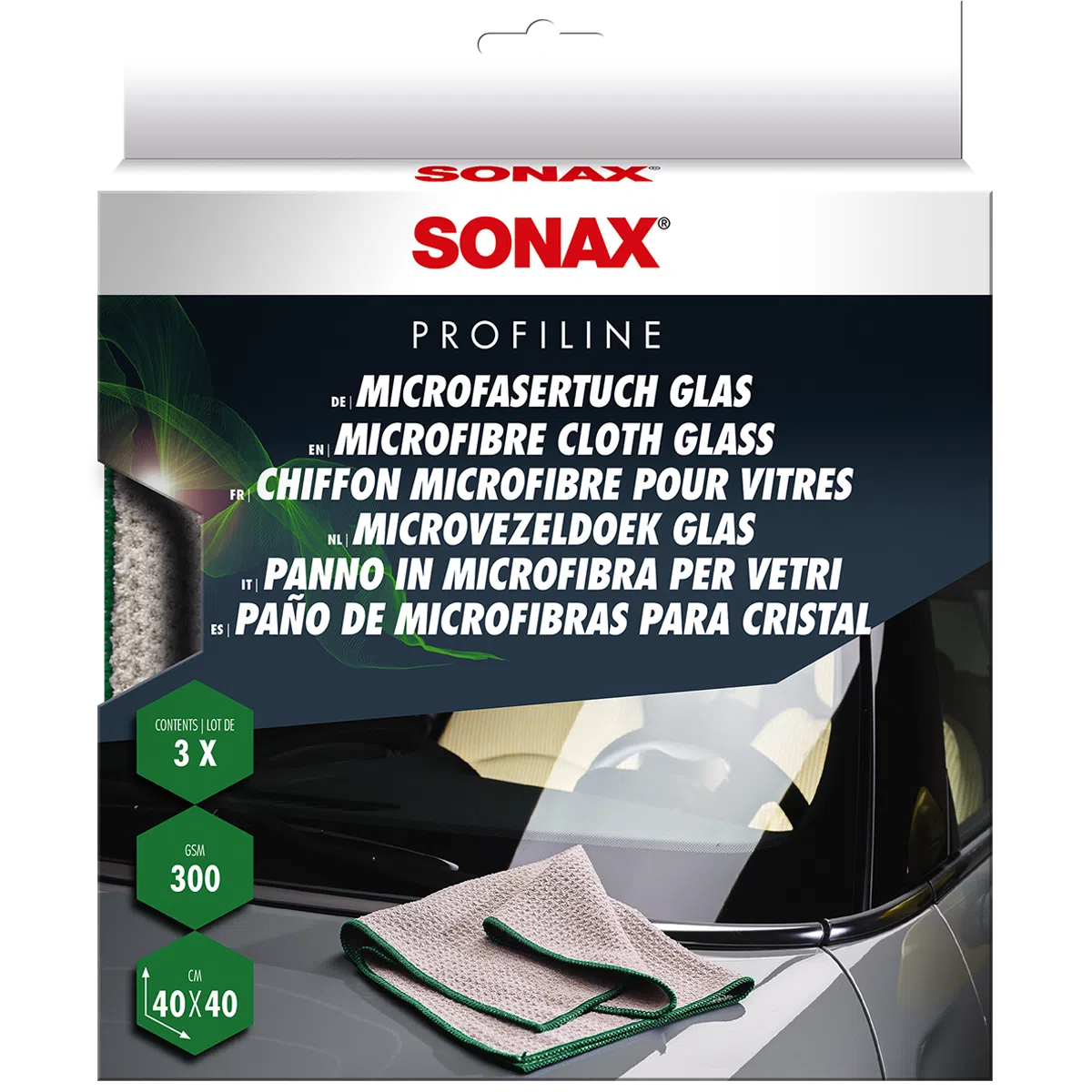 Sonax Microfasertuch Glas