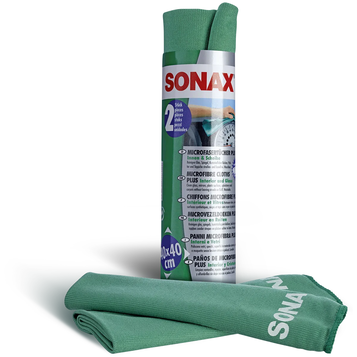 SONAX Microfasertuch PLUS Innen und Scheibe