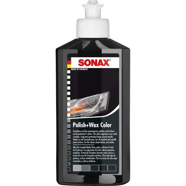 Sonax Polish und Wax Color schwarz 250 Milliliter