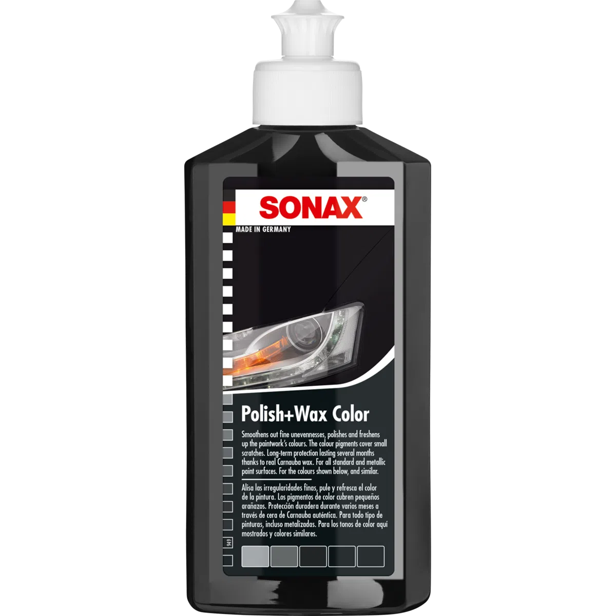 Sonax Polish und Wax Color schwarz 250 Milliliter