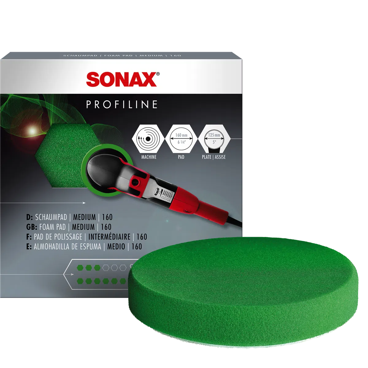 Sonax Schaumpad medium 160